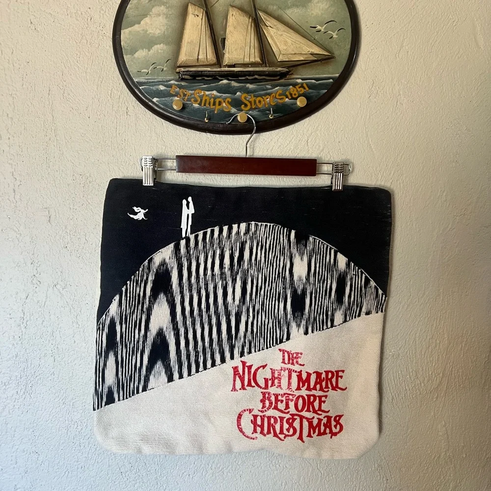 West Elm Halloween The Nightmare Before Christmas Pillow Cover